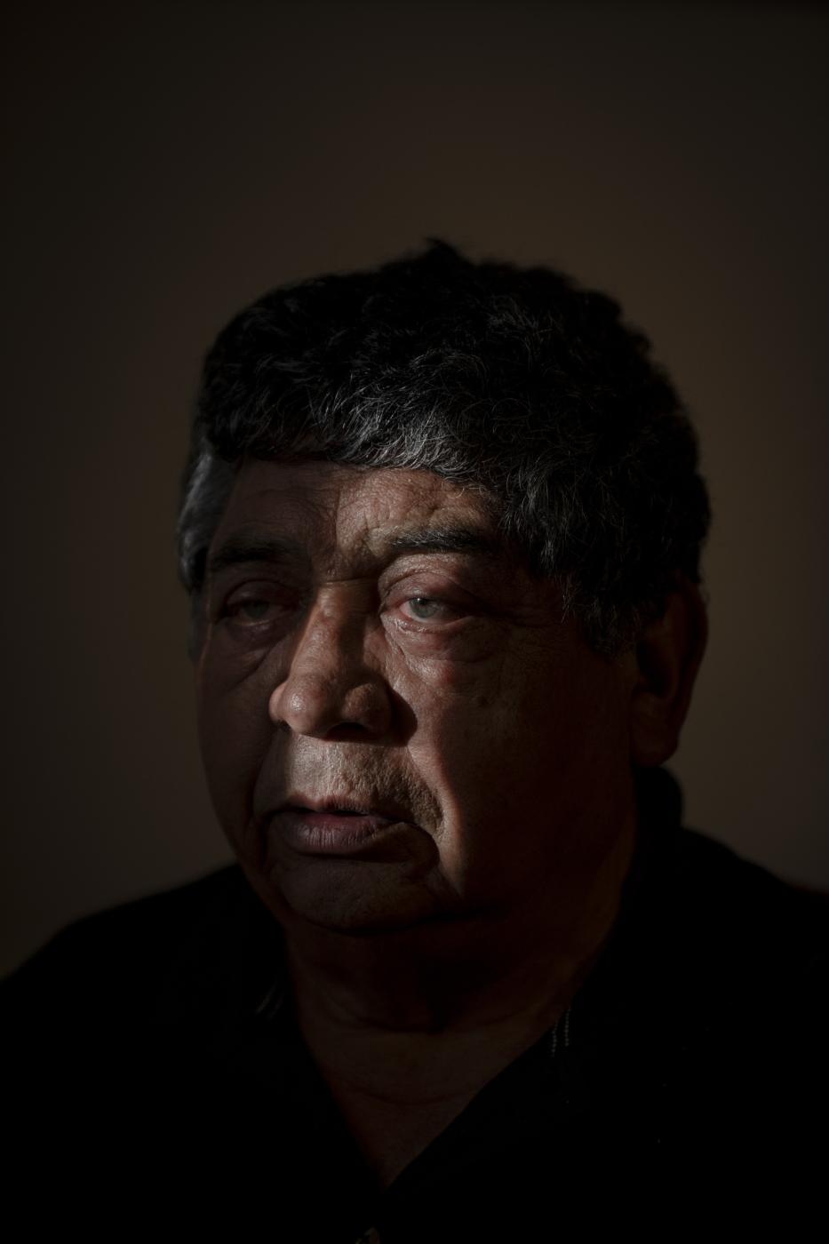 Portrait - Mario Mejías, poblador de Lo Hermida en...
