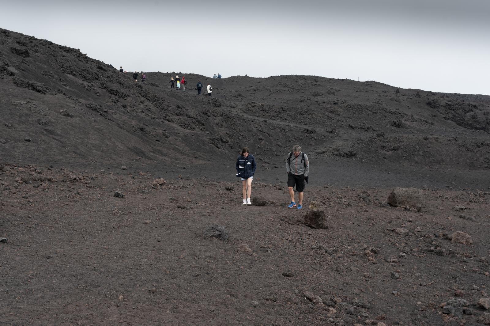 Etna (Sicily), 3357 meters above sea level. A piece of Mars on Earth