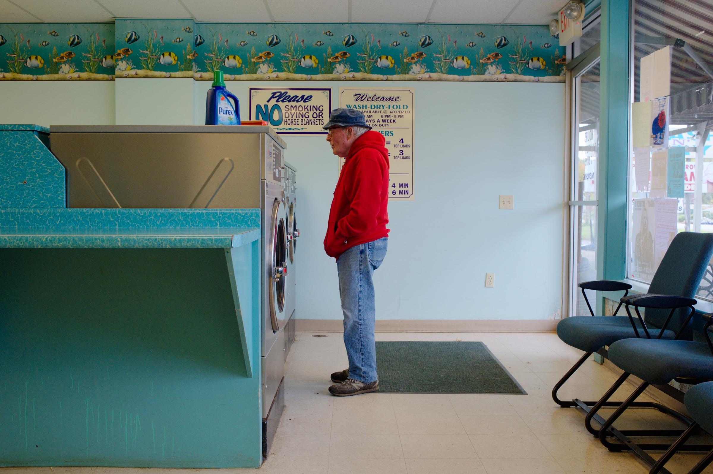 The Laundromat -  Wash ’N Dry.   Walpole, New Hampshire, USA....