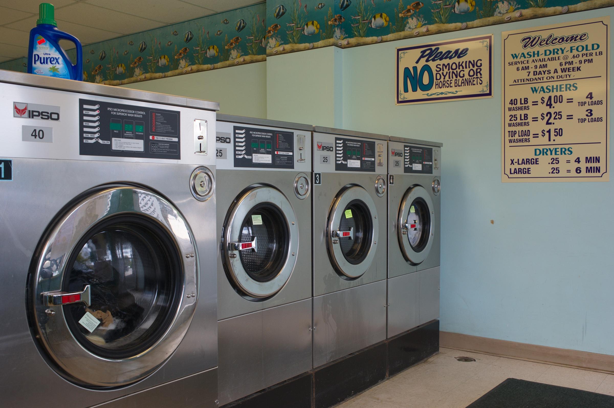 The Laundromat -  Wash ’N Dry.    Walpole, New Hampshire, USA....