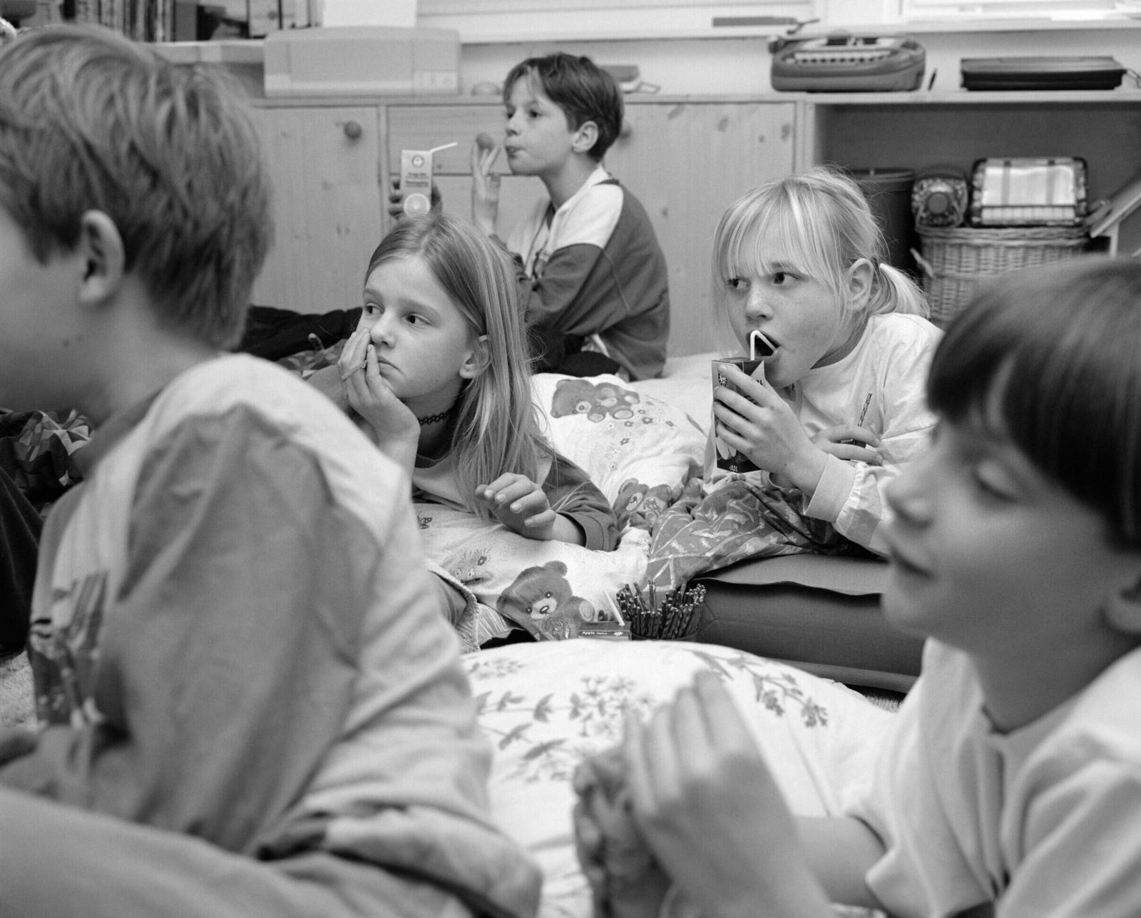 The birthday sleepover of a boy...t, The Netherlands. March 1999.