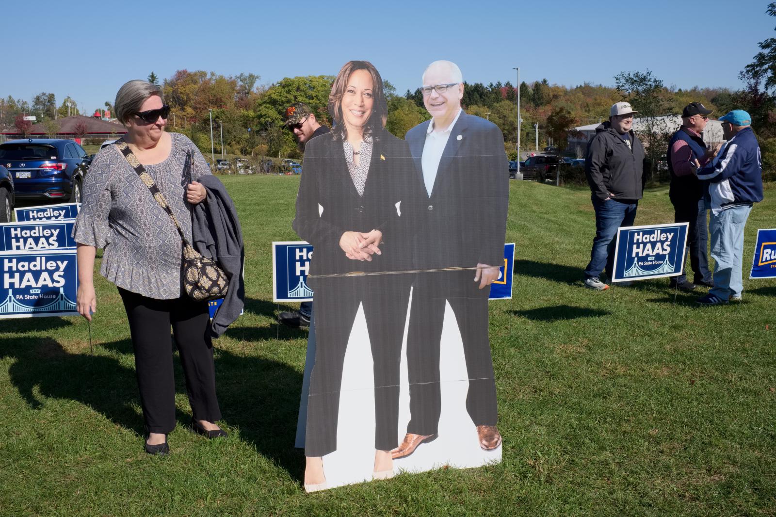 Harris for President Blue Wall Bus Tour | Buy this image