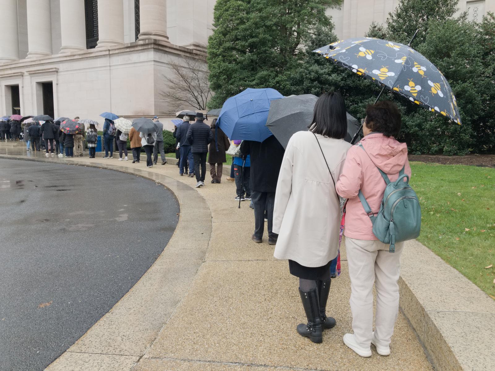 In Line for National Gallery of Art