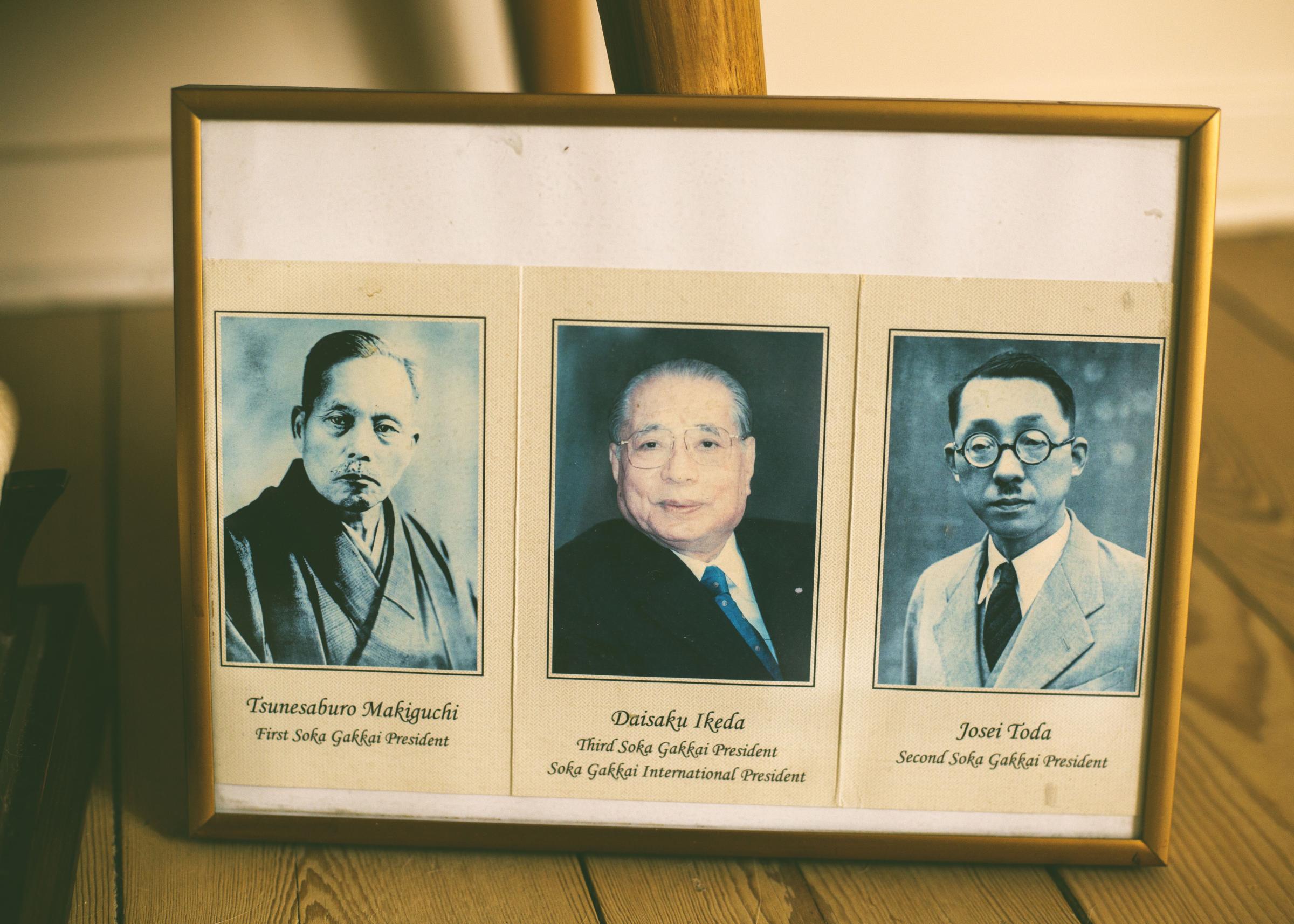 There is more -   The first three founders of Soka Gakkai, Tsunesaburo...
