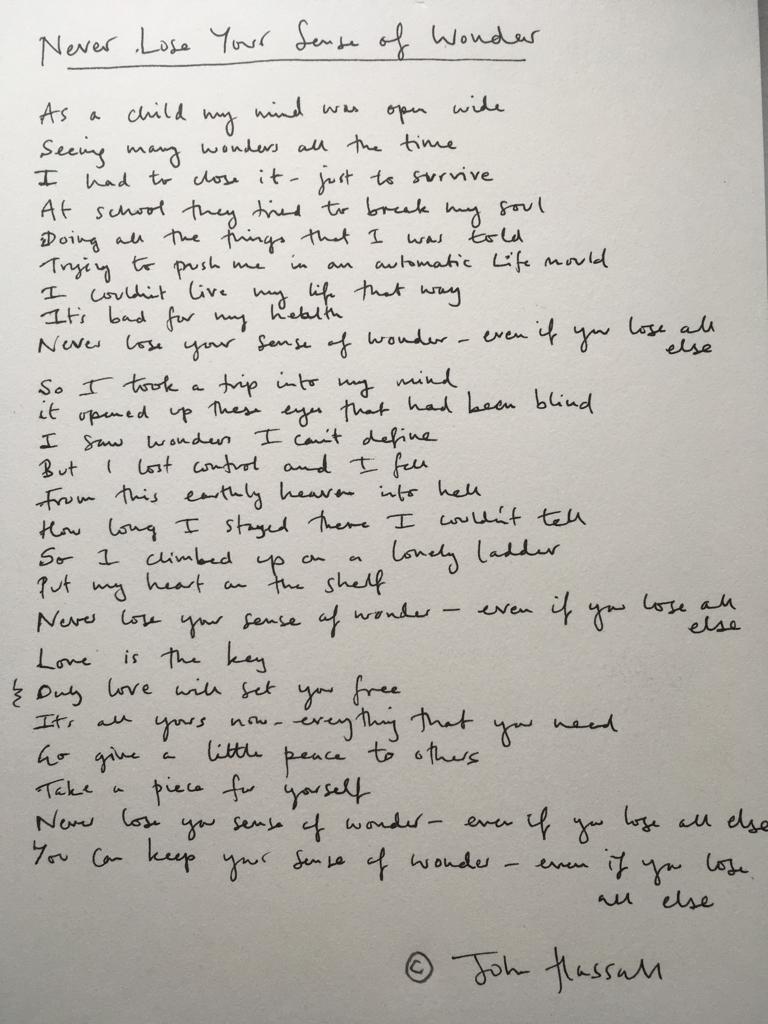 There is more - a song written by John Hassall