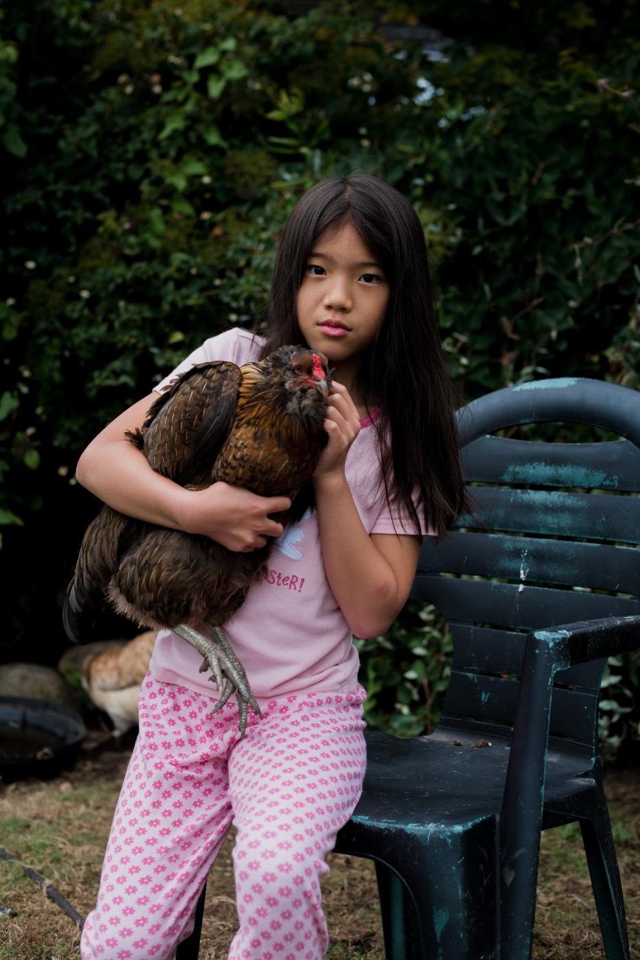 Indivisible - Janie (photographed with her favorite chicken)  &nbsp; &nbsp; &nbsp; &nbsp; So,...