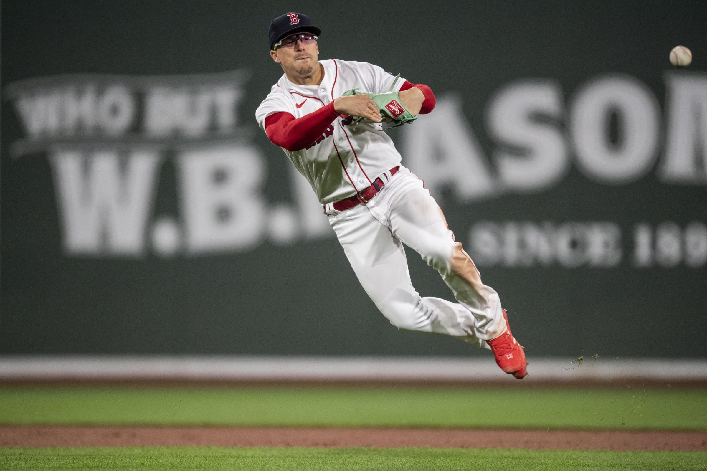 The 2023 Boston Red Sox  - April 28, 2023, Boston, MA: Enrique Hernandez #5 of the...