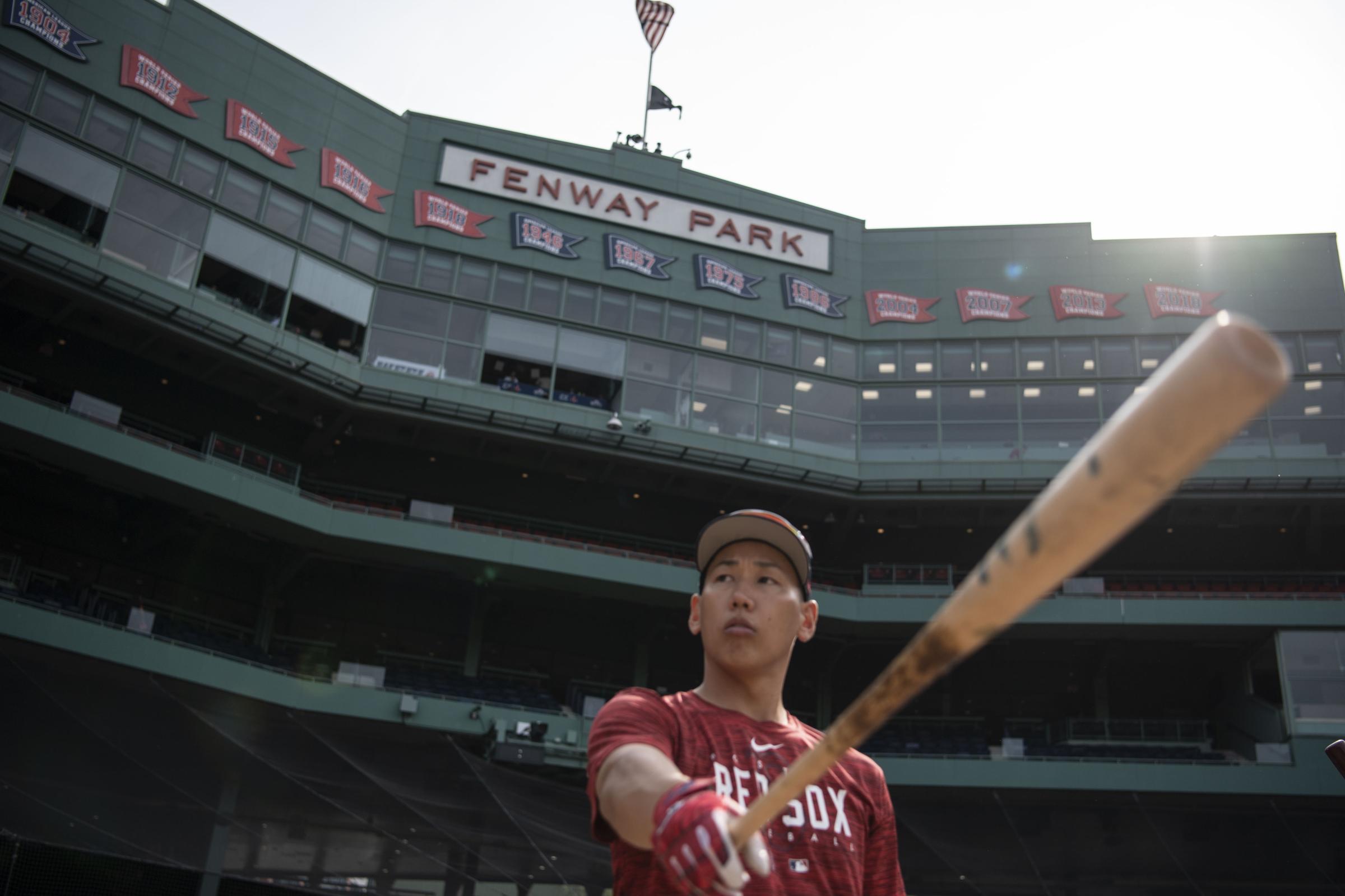The 2023 Boston Red Sox  - May 15, 2023, Boston, MA:Masataka Yoshida #7 of the...