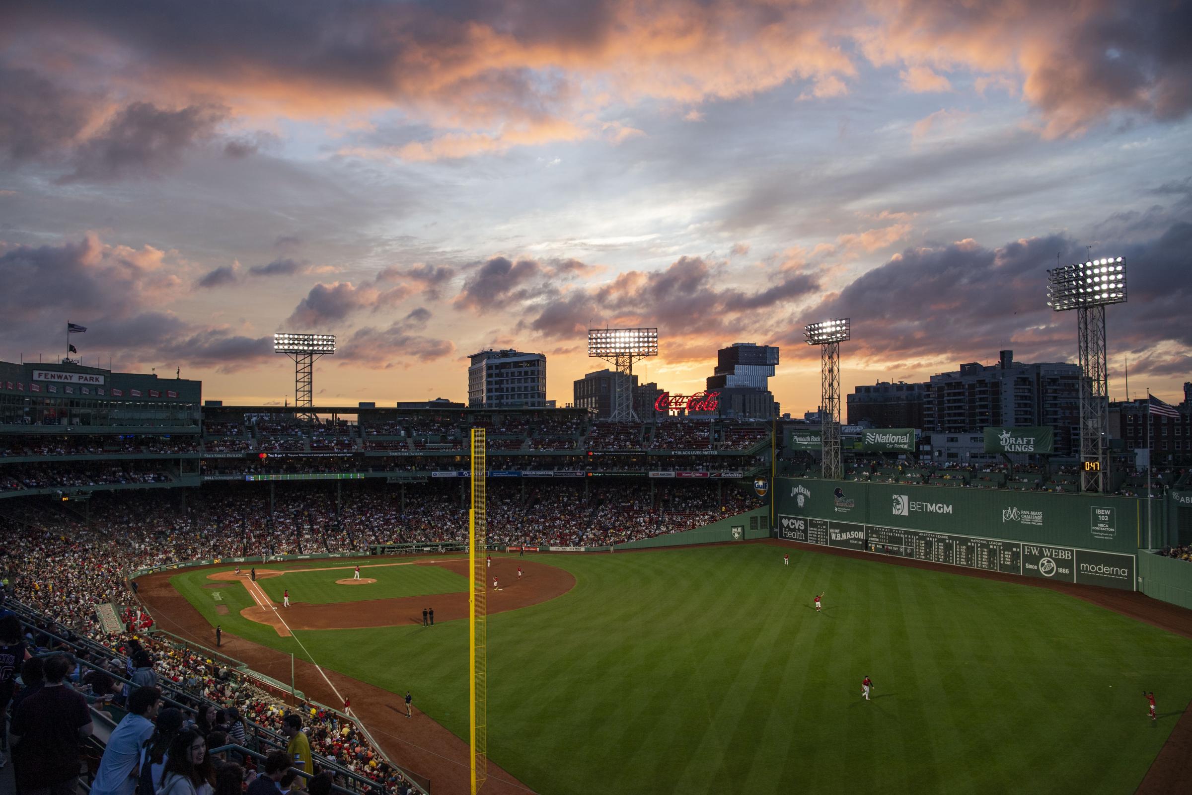 The 2023 Boston Red Sox  - June 27, 2023, Boston, MA: A general view of the ballpark...