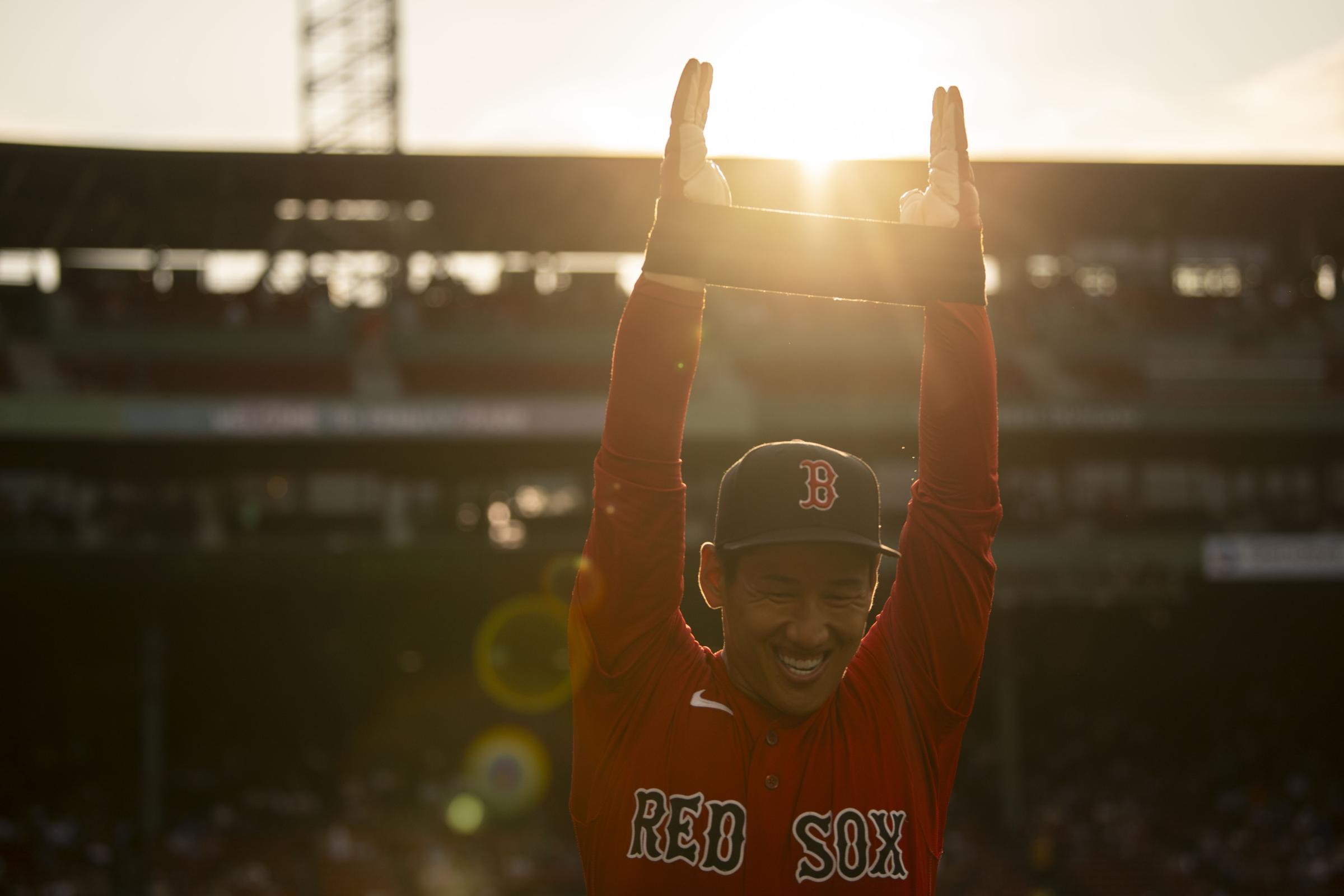 The 2023 Boston Red Sox  - July 6, 2023, Boston, MA:Masataka Yoshida #7 of the...