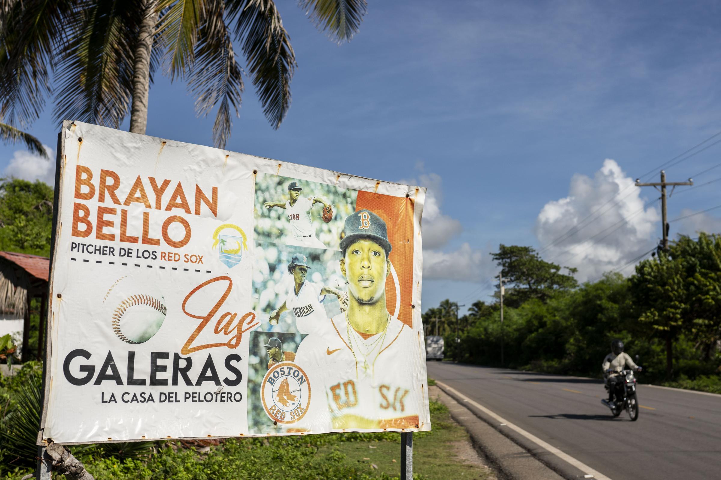 The Island  - November 6, 2023, Samaná, MA: A welcome sign for...