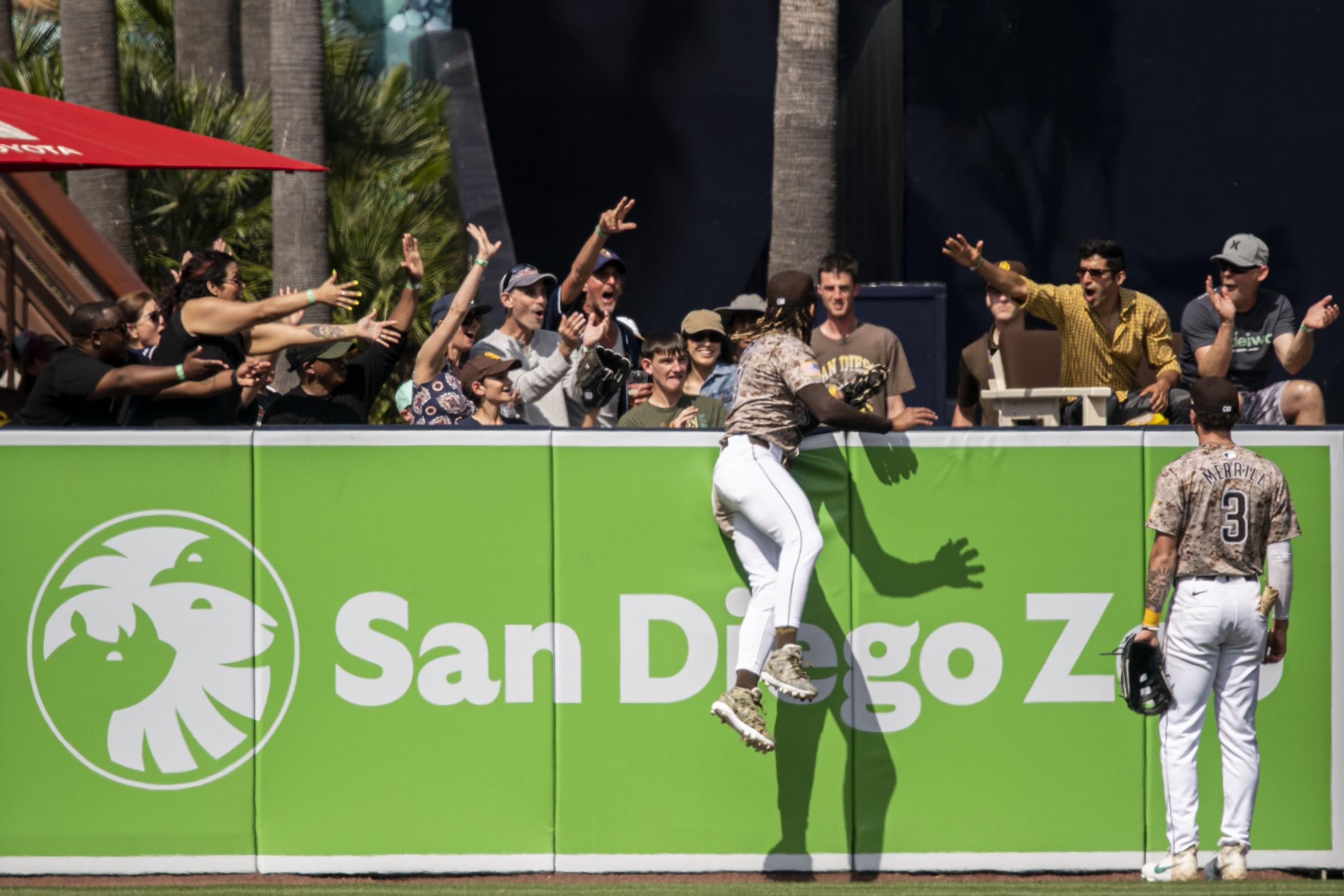 The 2024 San Diego Padres - SAN DIEGO, CALIFORNIA - APRIL 21: 
Fernando Tatis Jr. #23...