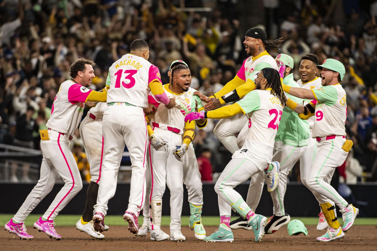 SAN DIEGO, CALIFORNIA - MAY 10:...Armond Feffer/San Diego Padres)