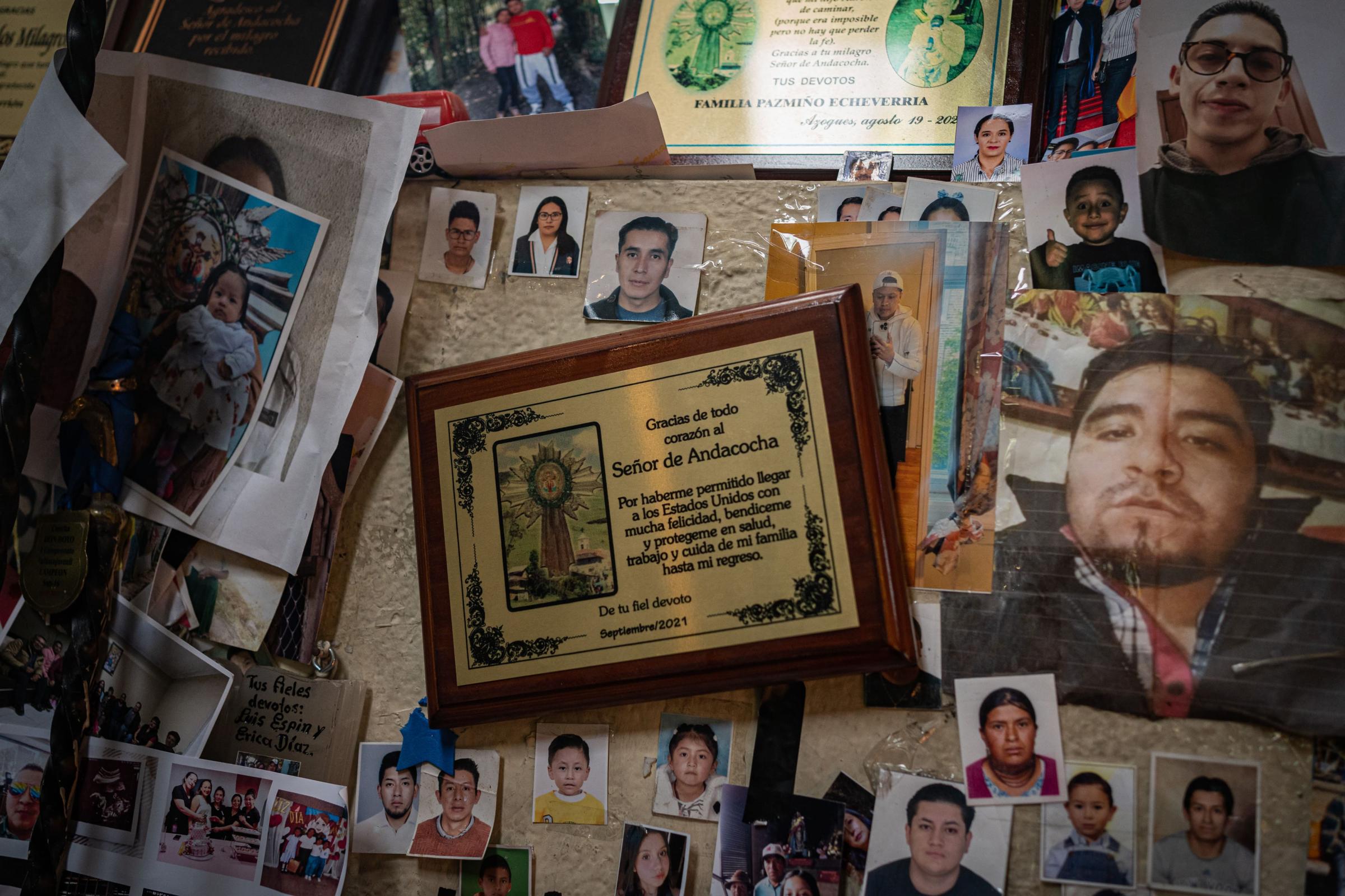 Pilgrims flock to church in Ecuador to ask ‘Christ of Migrants’ for protection of relatives in migration journeys to US