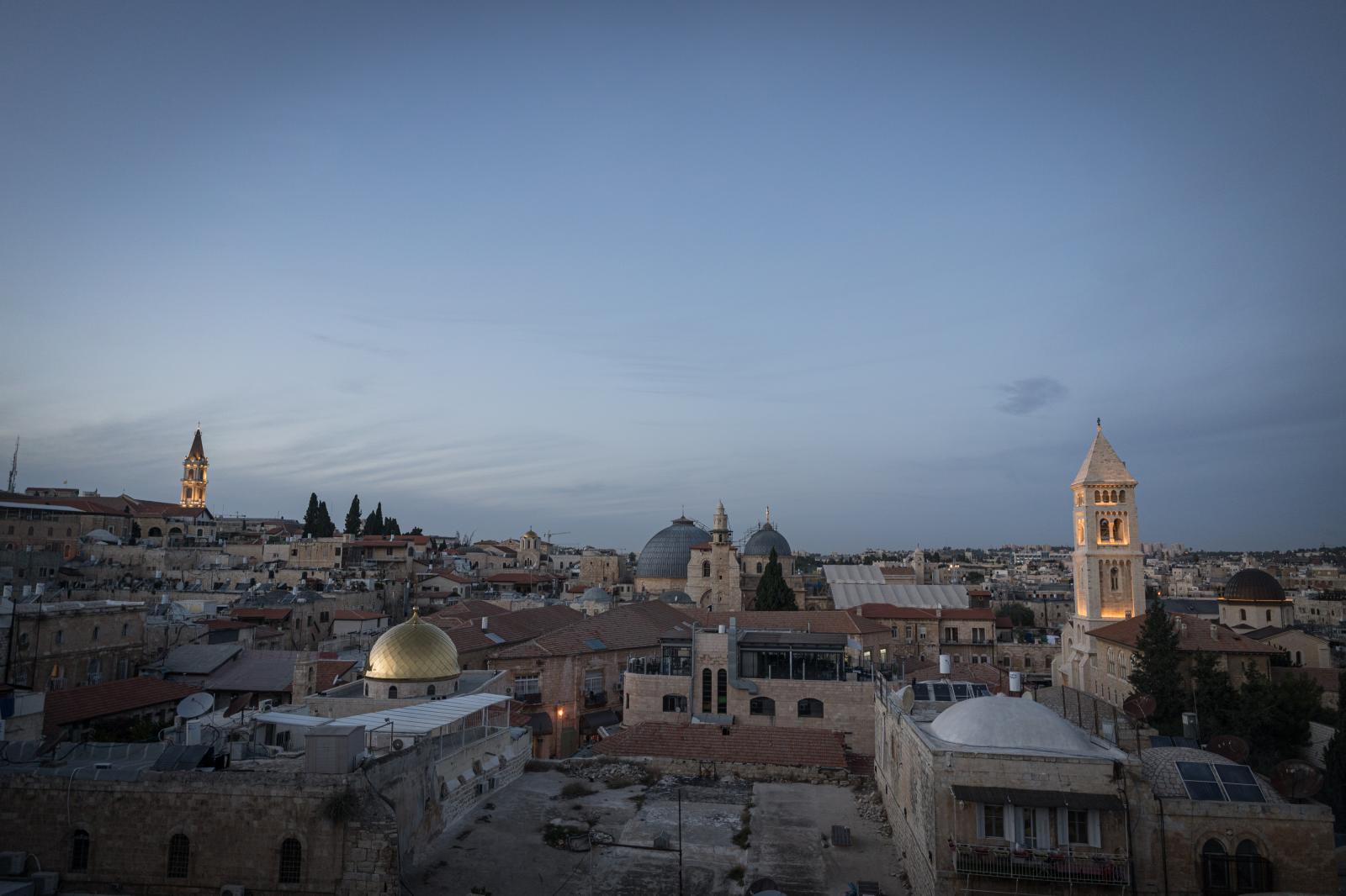 Israel, an announced war - View of the city of Jerusalem.  