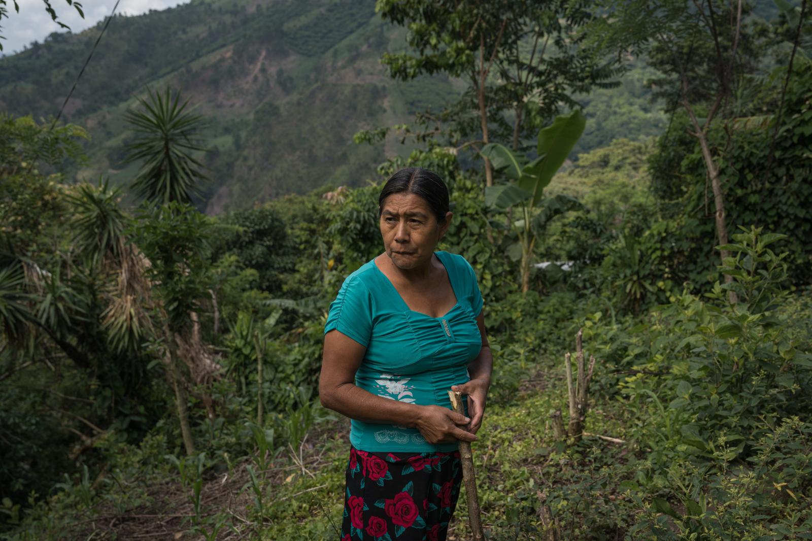 The Dry Corridor: How climate change causes mass migration from Central America - Portrait of Alicia S&uacute;chite (52), a leader and promoter at the Learning Center for...