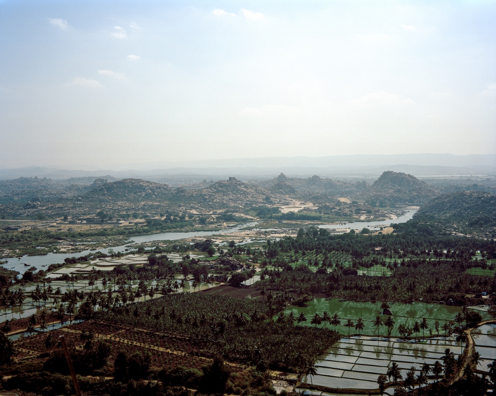 Meeting Places -  Hampi from the Hanuman Temple. 