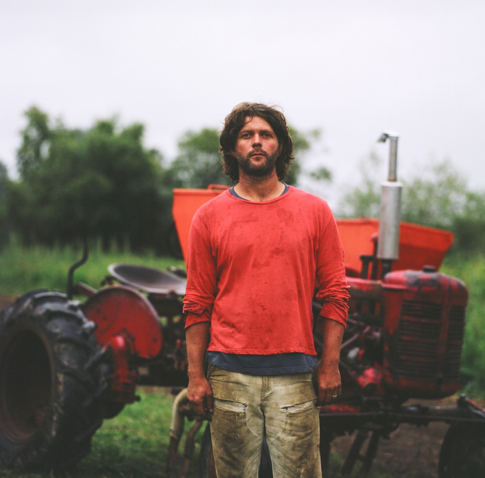 John With Tractor At Dusk, Natu... Last Stand Farm, Carnation, WA
