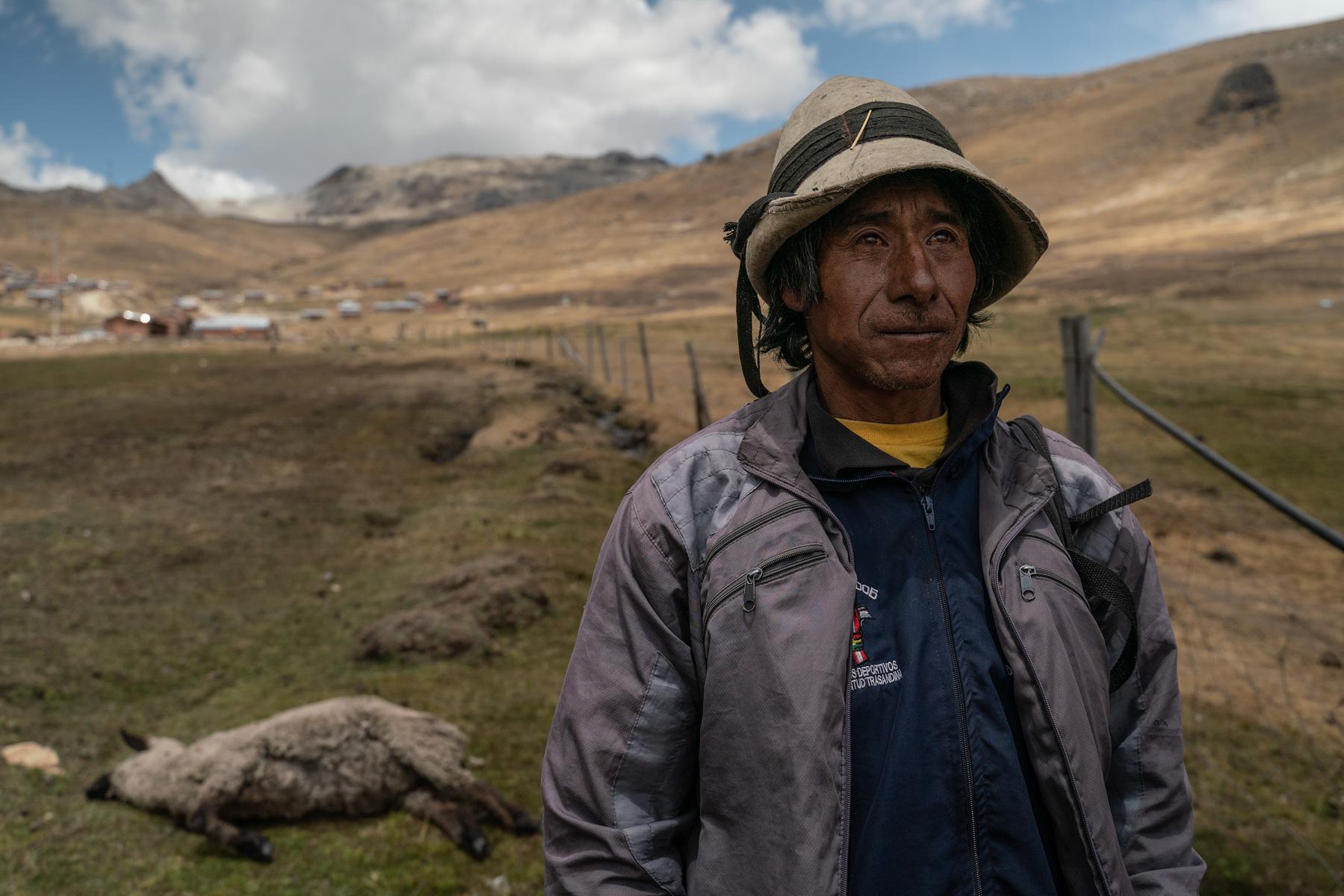 Wild copper - Fortunato Ccoscco Pérez, a sheep herder in the...