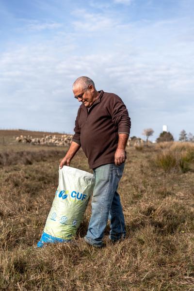Climate Change Hits Southern Europe - Portugal, Castro Verde, 2022/02/03. Jacinto Mestre, a...