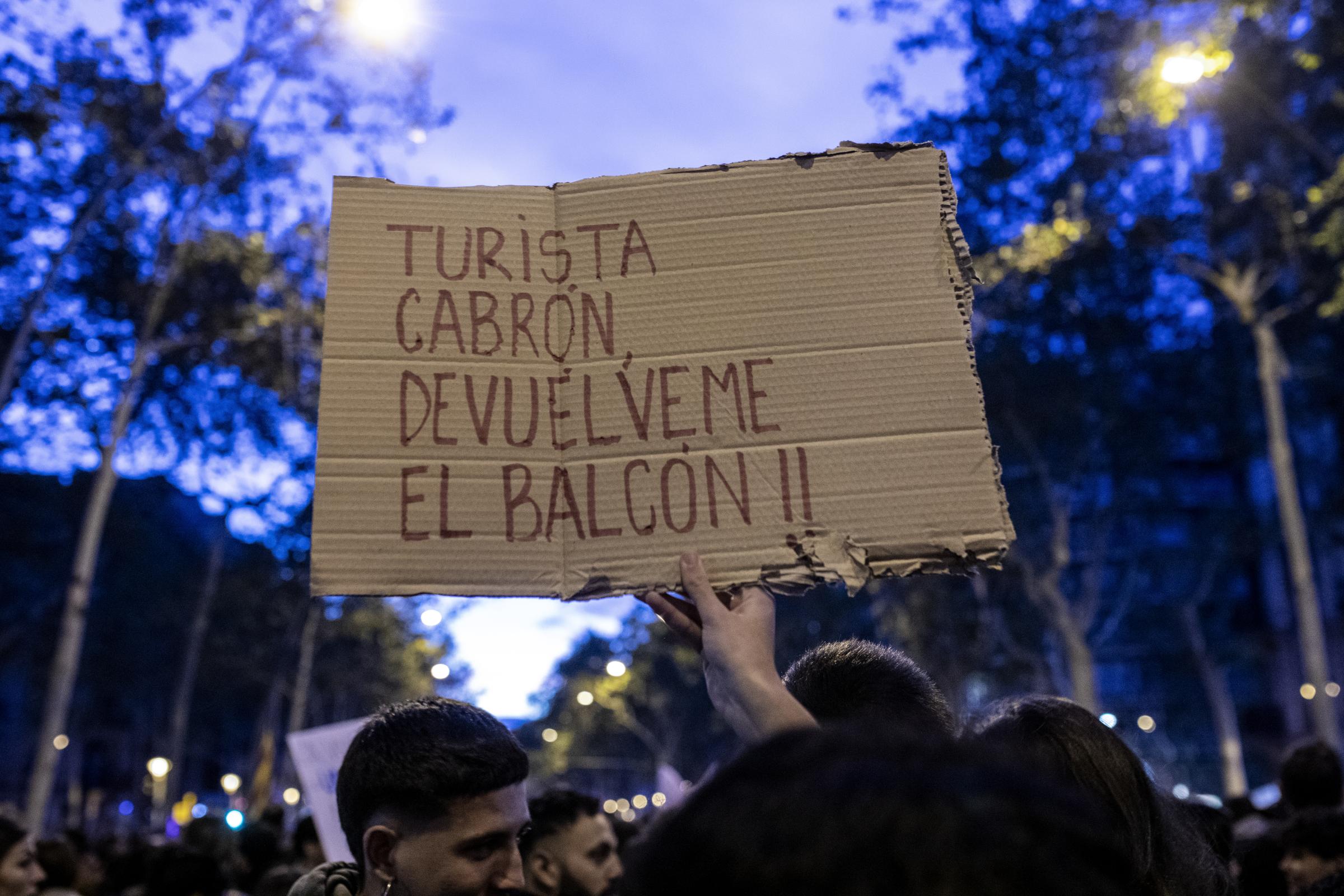 A historic demonstration against unattainable rental prices collapses Barcelona