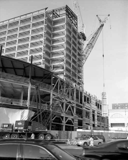 Image from B'klyn Changes -  Construction of Atlantic Terminal, June 2003 