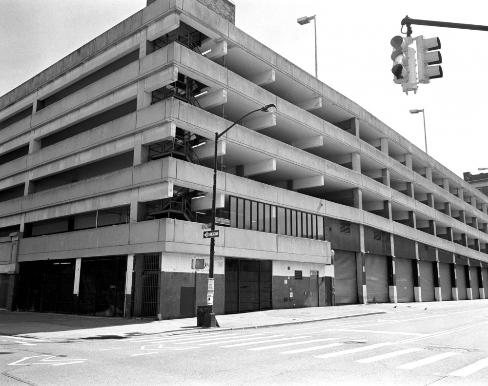 Image from B'klyn Changes -  Municipal parking lot slated for demolition, April 2014 