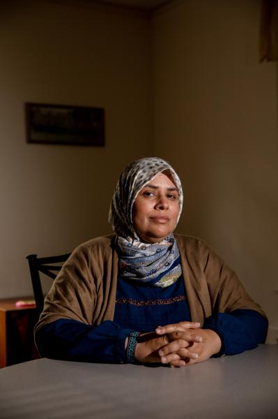 Portraits - Aida Mansoor, 55, of Berlin, is one of several religious...