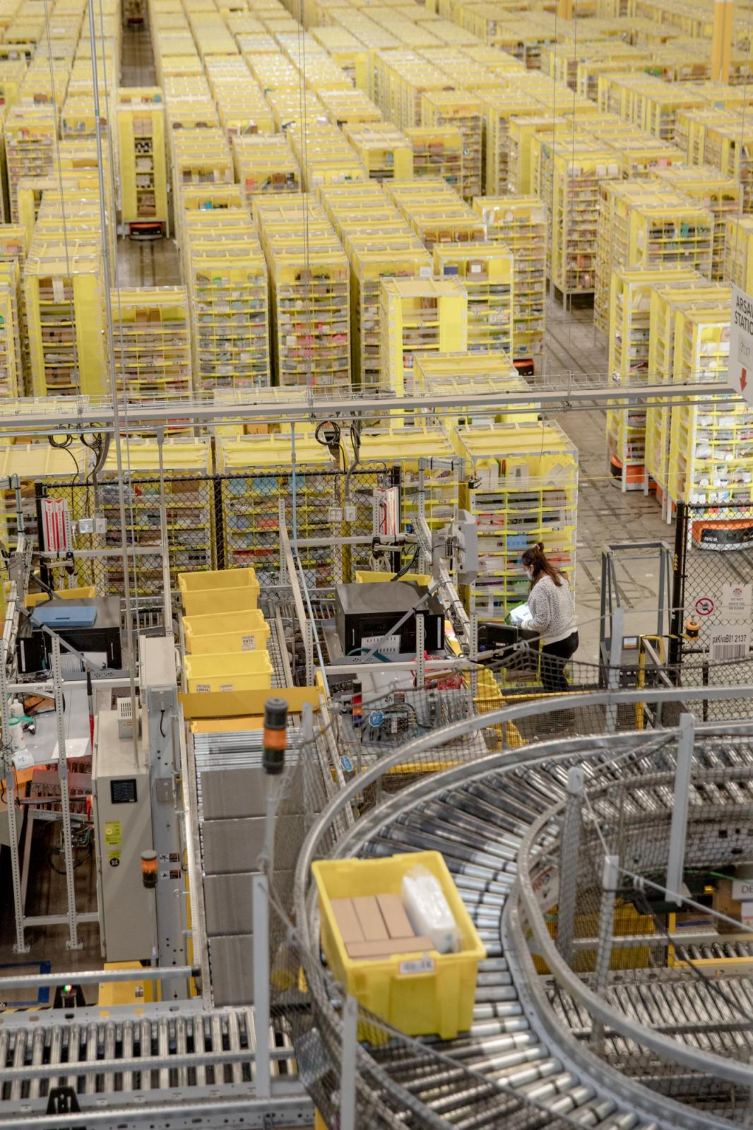 Recent Assignment - Amazon fulfillment center in Windsor, Connecticut....