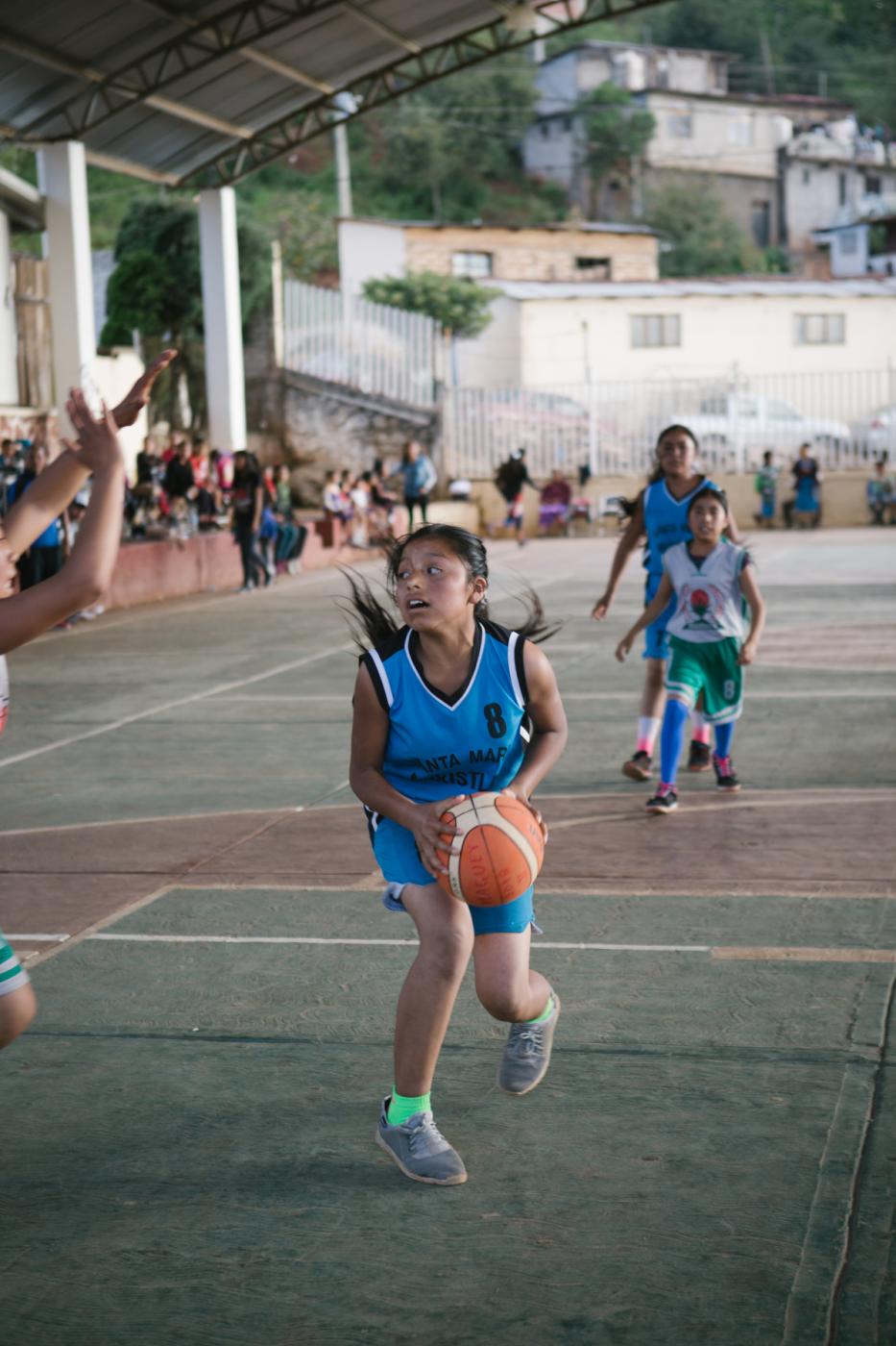 Image from Basketball in the Sierra Norte of Oaxaca - Santa Maria Mixistlan plays against Maguey at the Copa...