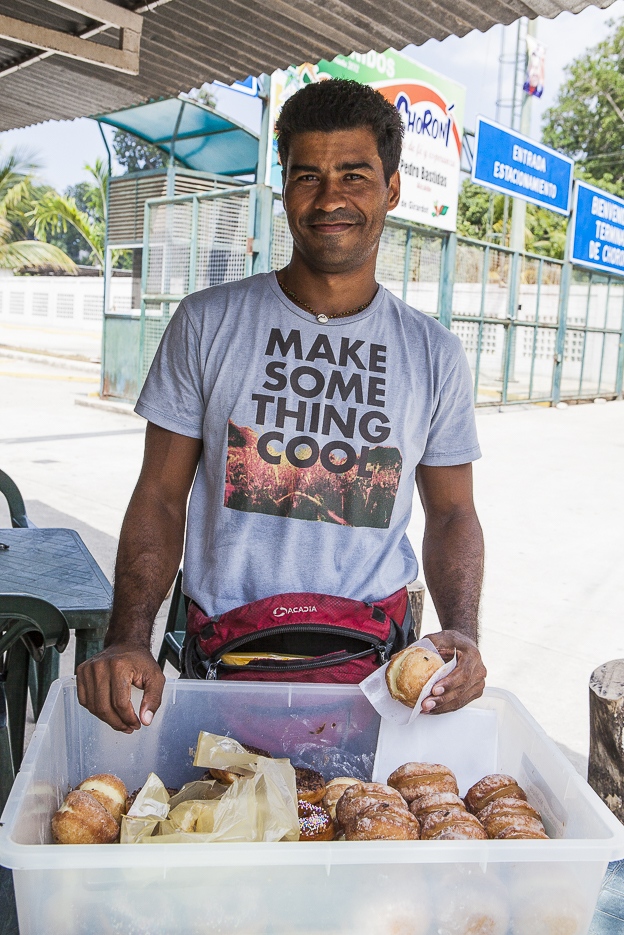 Faces and voices of an election -  Denova, 39, Sells cakes on the street. 