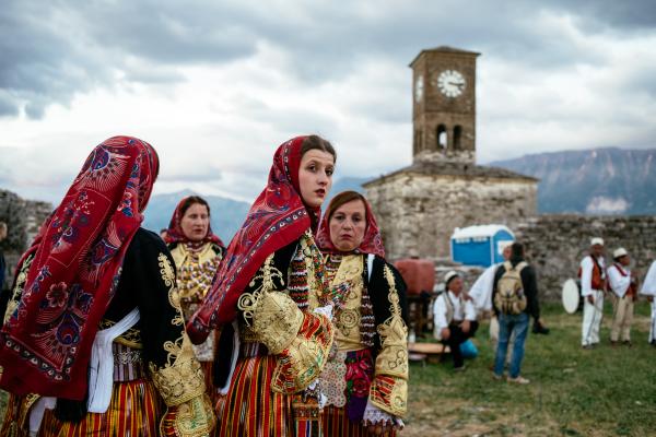 Female Performers, Folklore Festival | Buy this image