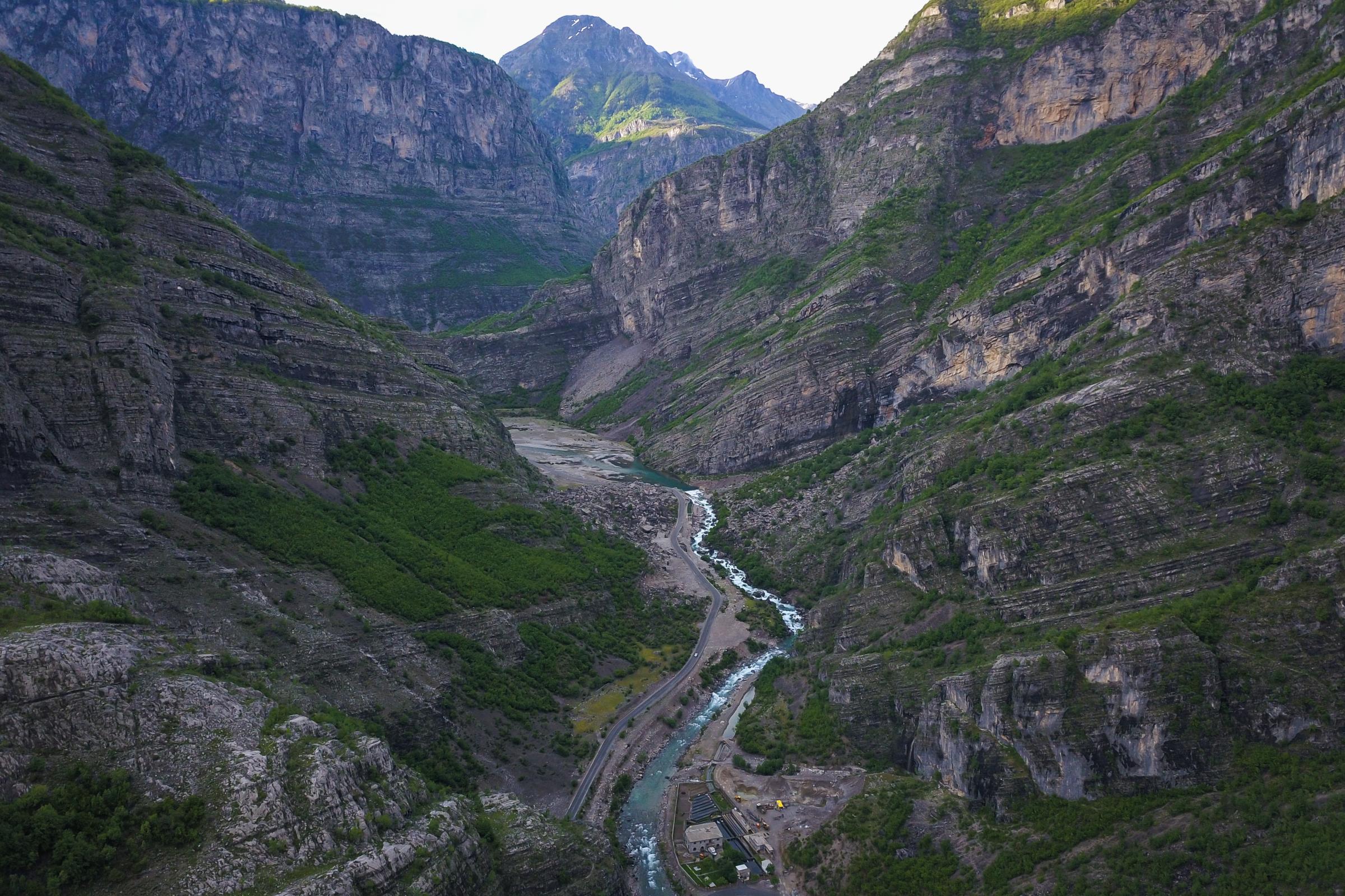 The Lament of the Mountains - The Cemi River flows through the Kelmend valley in...