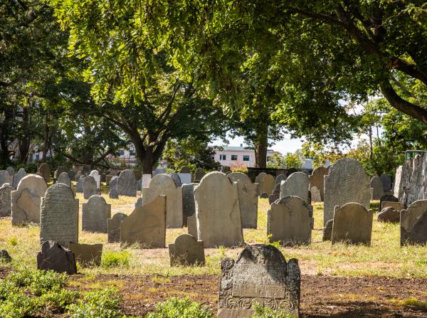 Old Burying Point Cemetery in Salem, Massachusetts | Buy this image
