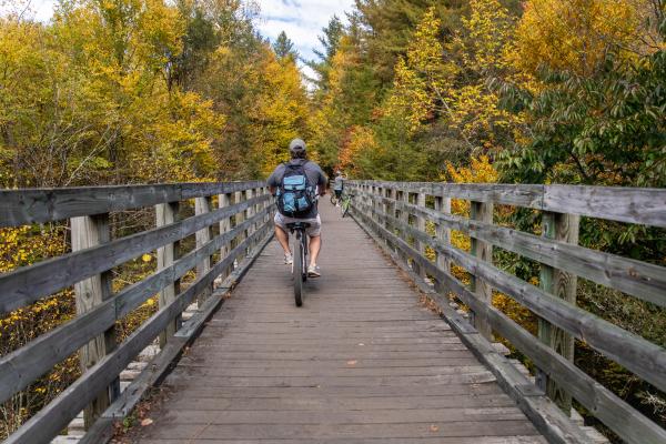 Riding the Virginia Creeper Trail | Buy this image