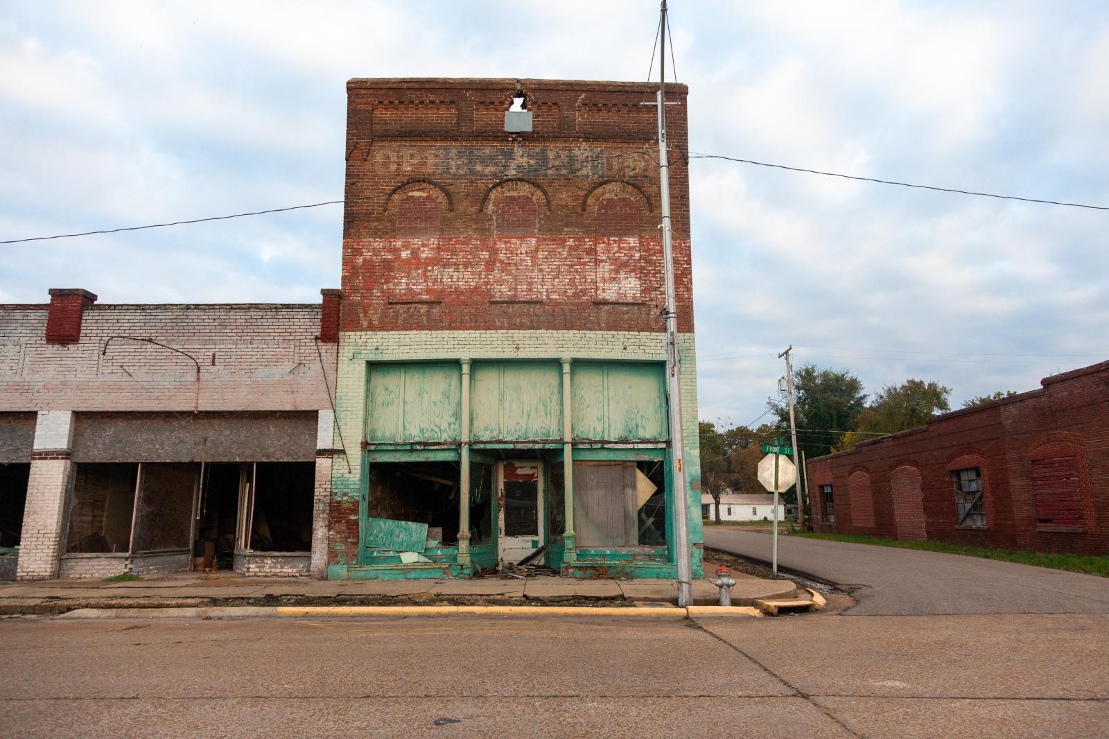 Empty Downtowns in the American South