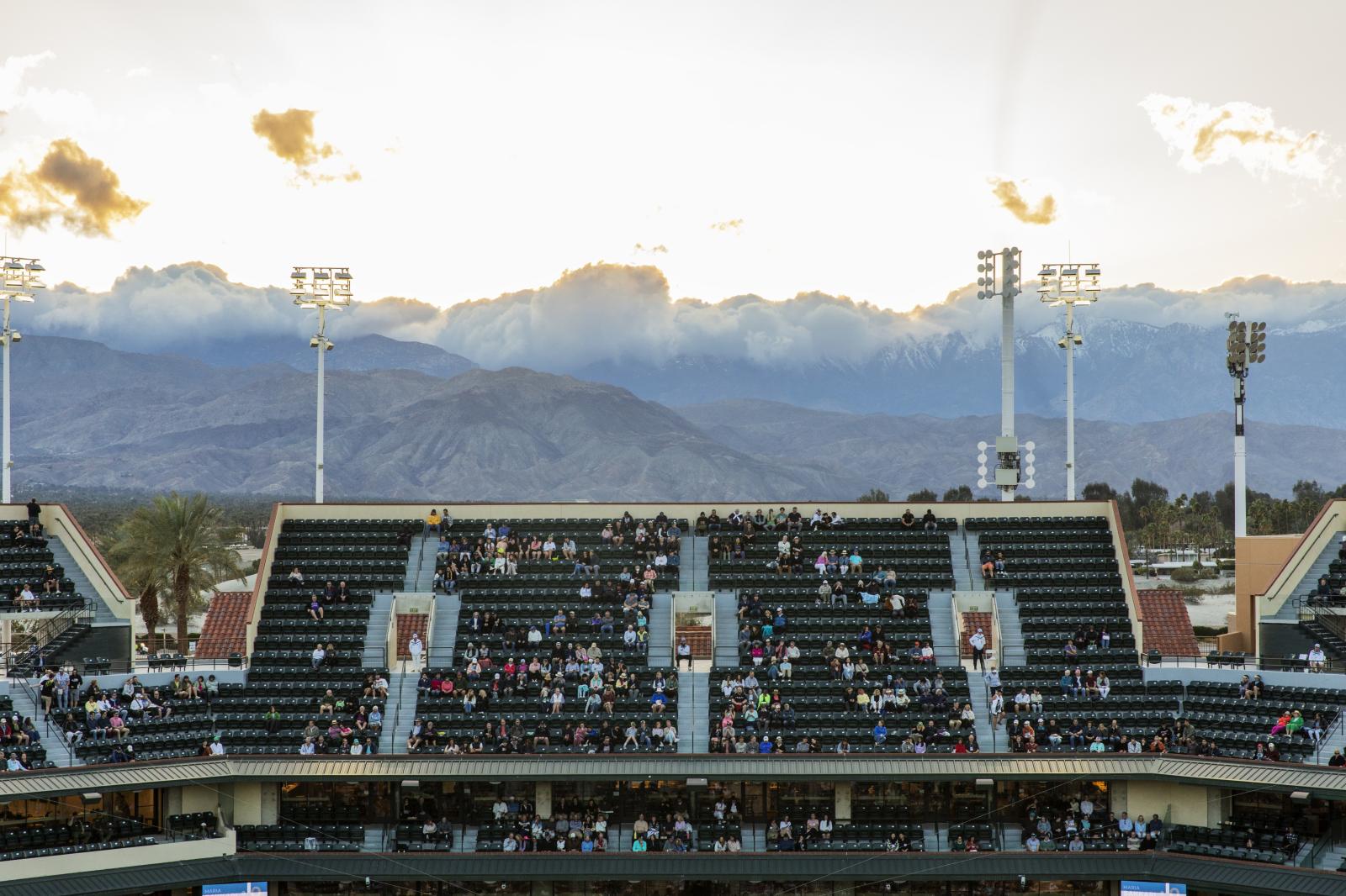 Sunset at Indian Wells Tennis Garden | Buy this image