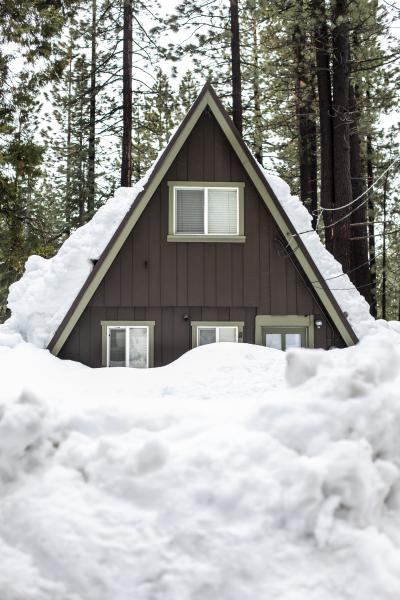 Another Atmospheric River Dumps More Snow on Lake Tahoe Region | Buy this image