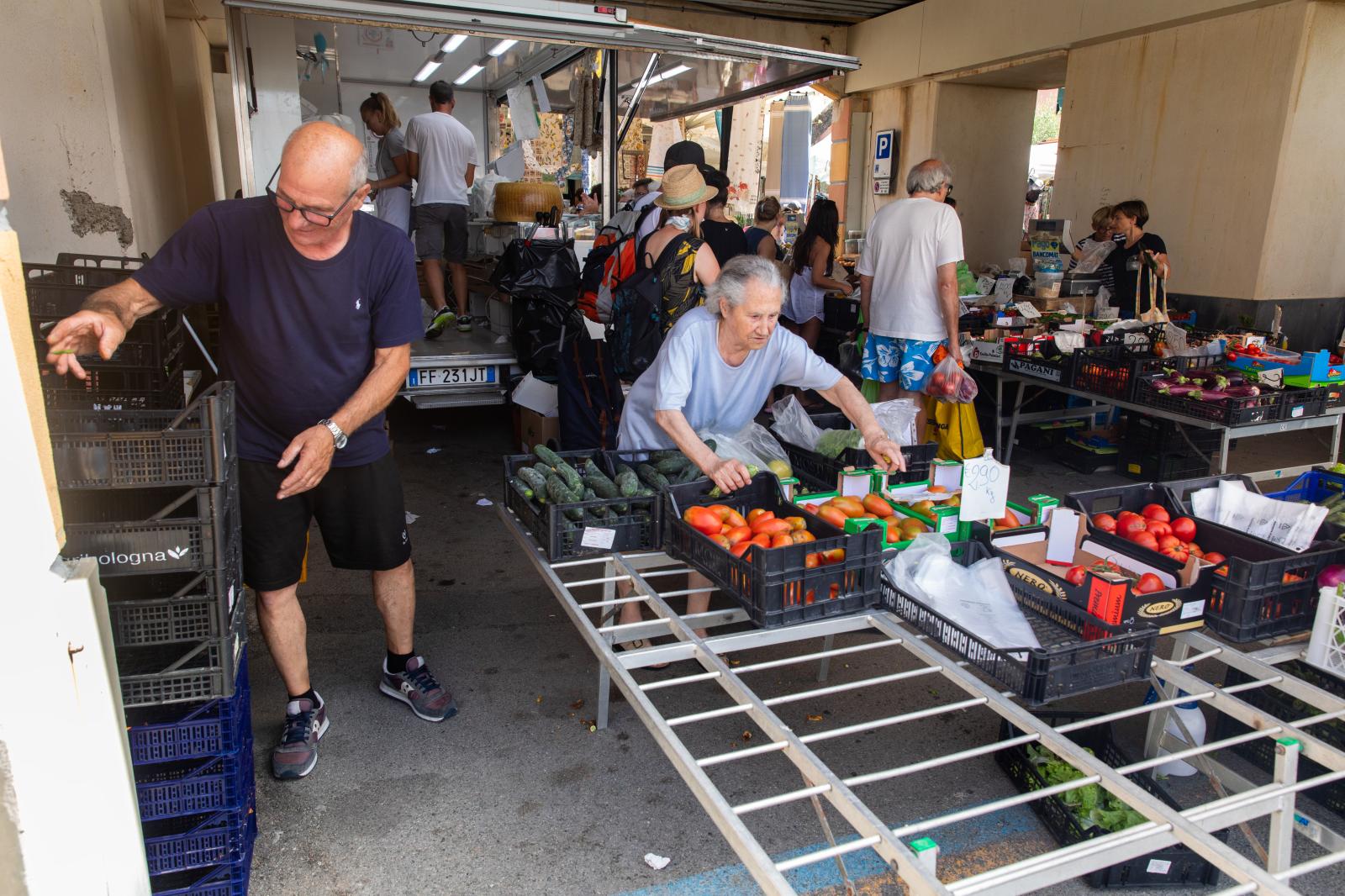 Food Market in Cinque Terre | Buy this image
