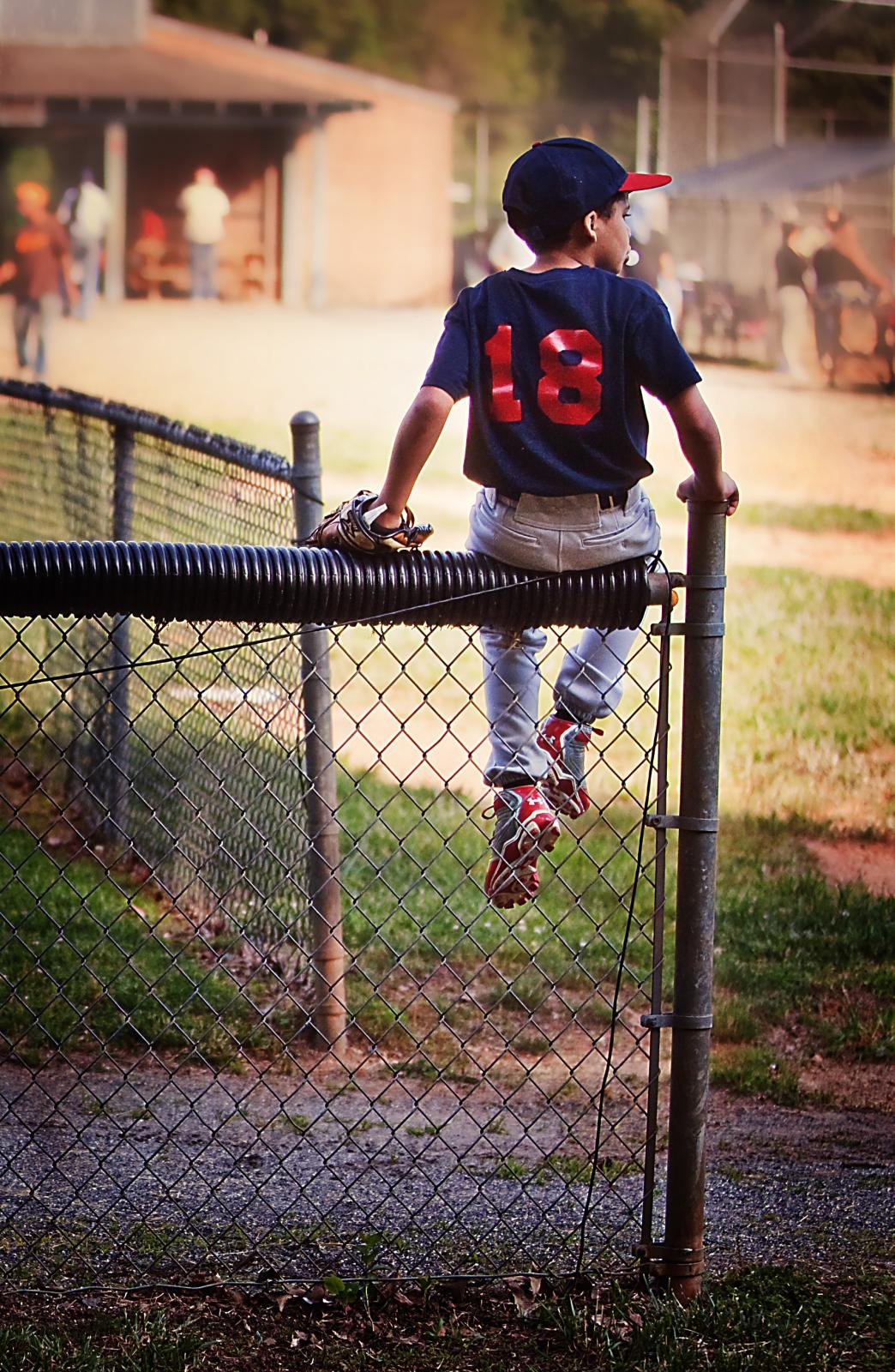 Art and Documentary Photography - Loading ballpark-boy_on_fence.jpg