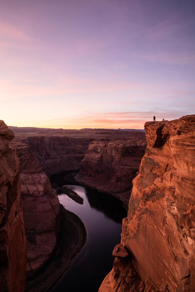 Sunset at Horseshoe Bend