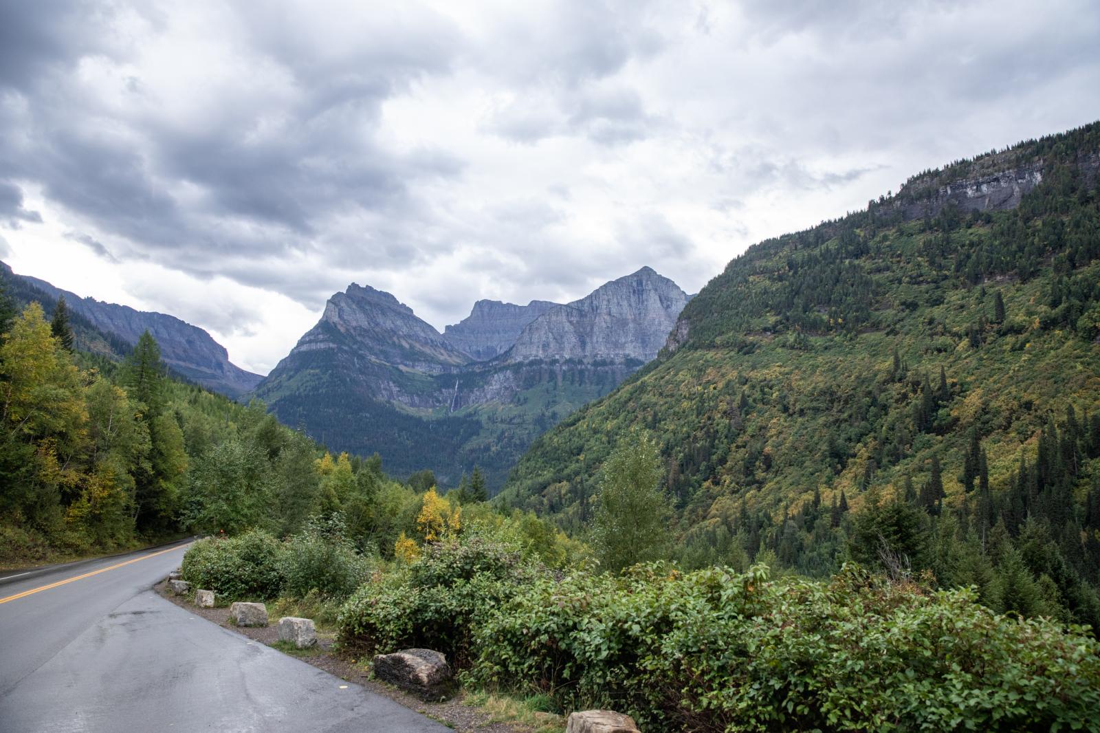 Driving the Going to the Sun Road