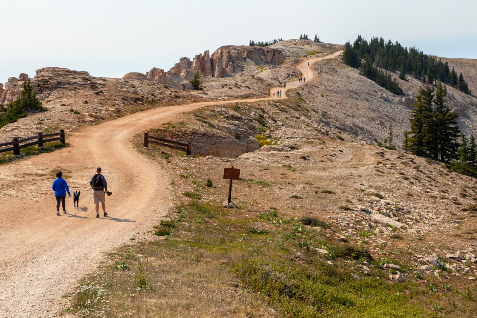 Hiking to the Medicine Wheel National Historic Landmark