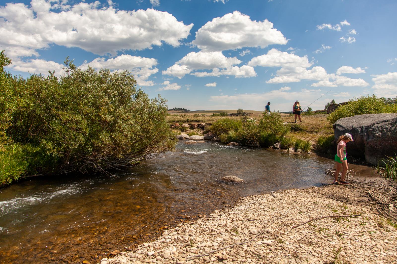 Fishing the Tongue River, Wyoming