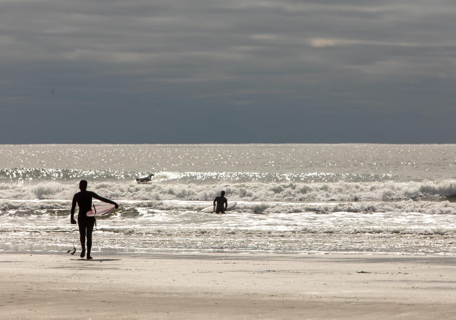 Surfing in Maine