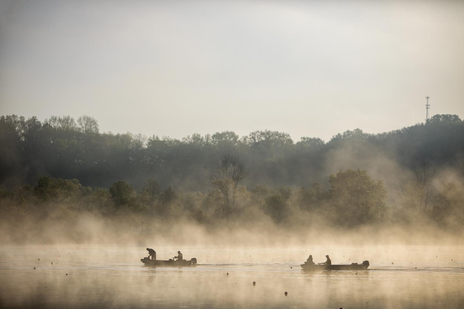 Foggy Morning Fishing | Buy this image