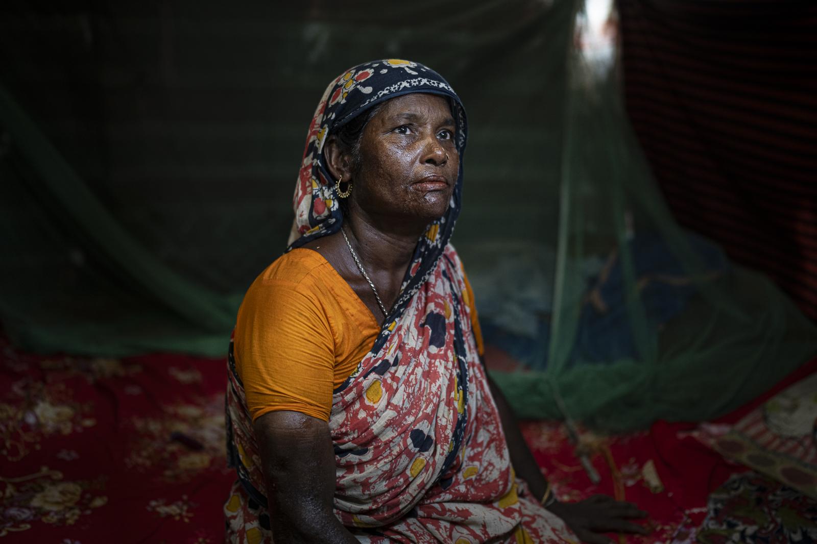 Beyond the storm -  Fatema Begum, 55, is from Kaukhali, Barisal, but like...