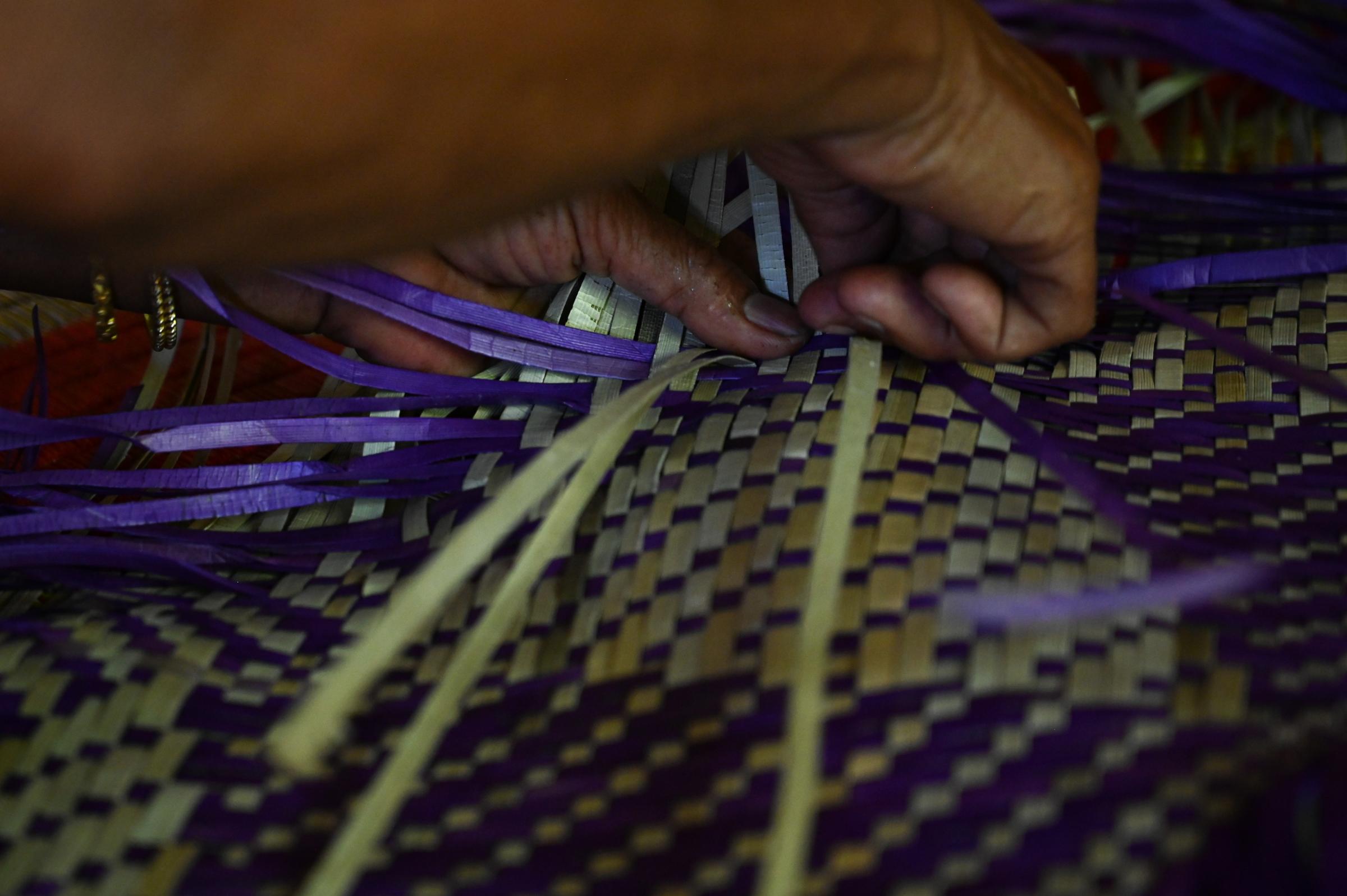 Craft-making in Ulu Jelai, Malaysia 
