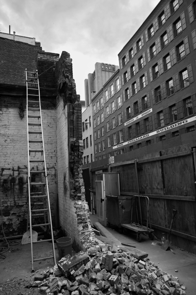 Ladder of Dreams, 15 Leonard Street, 2012. 11x14&quot;, silver gelatin fiber print, signed, stamped, &amp; numbered for authenticity.