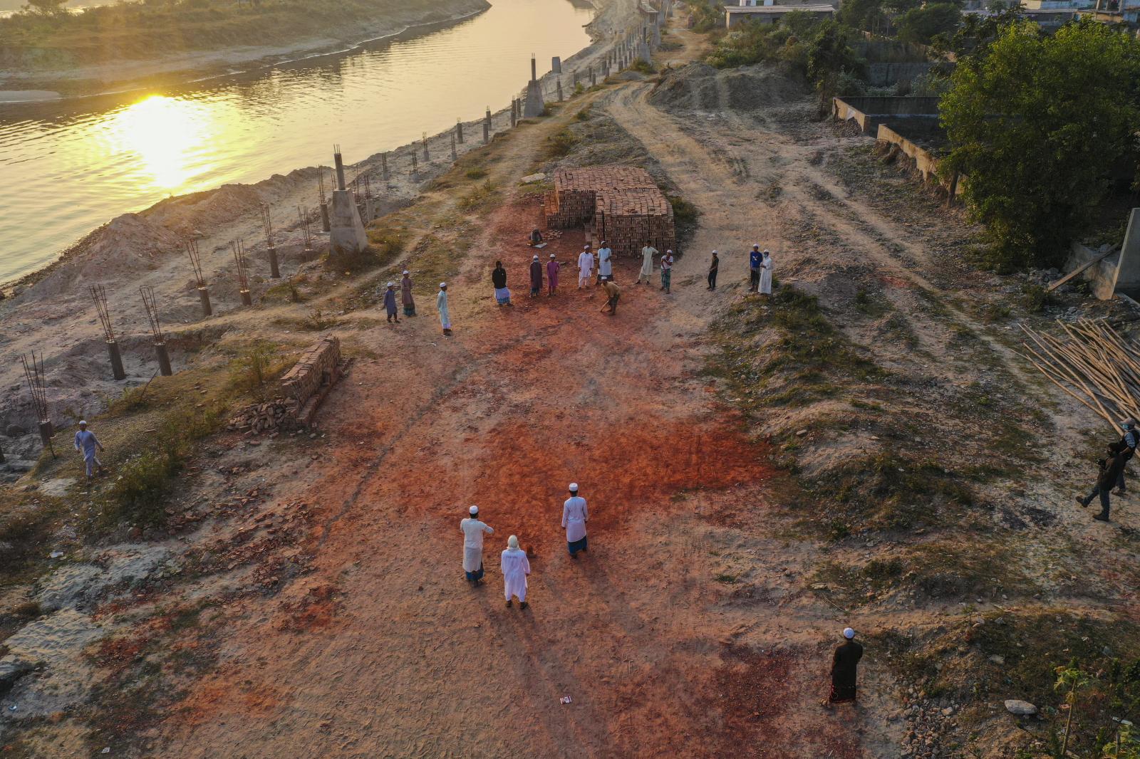 Arial View In Dhaka City.